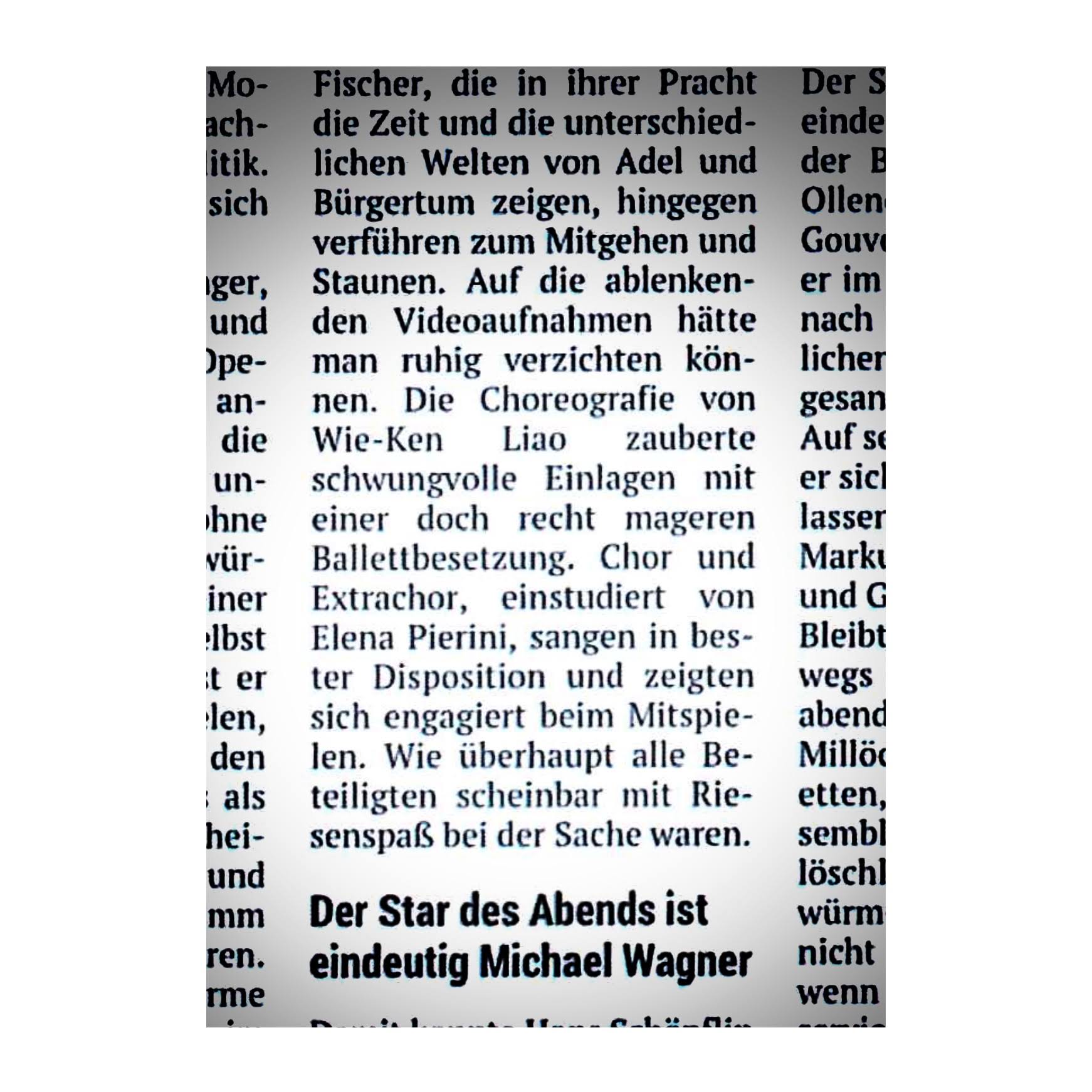 Rezension "Der Bettelstudent" (Kronenzeitung)